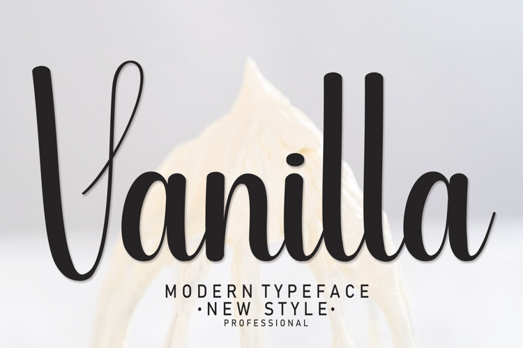 Vanilla Font