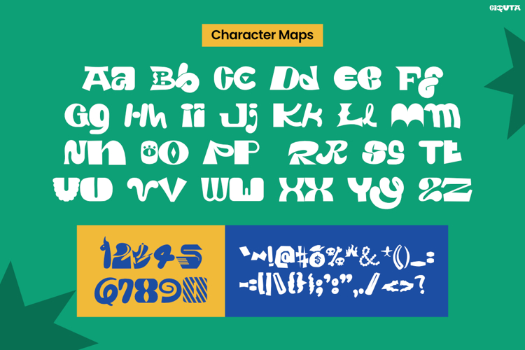 Preview of CIQUTA Font
