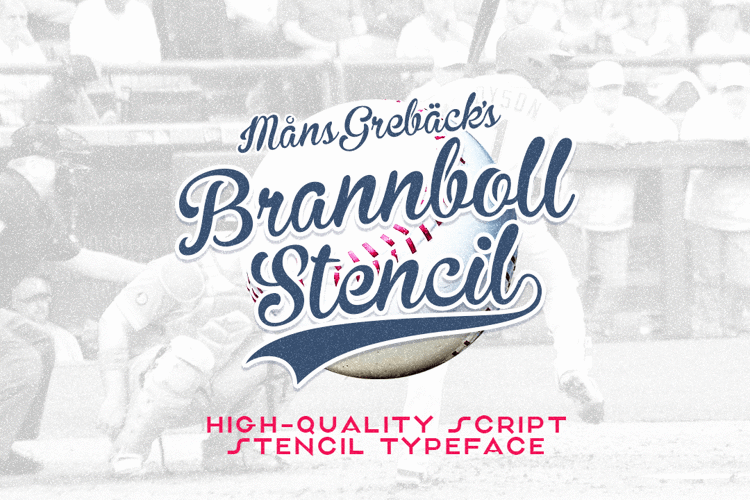 Brannboll Stencil Font