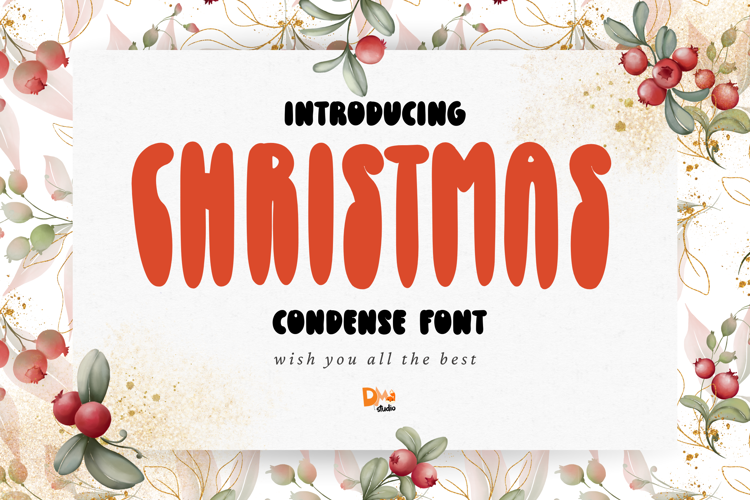 Christmas Condense - Personal U Font