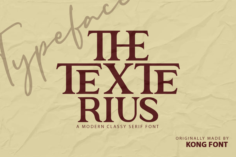 The Texterius Font