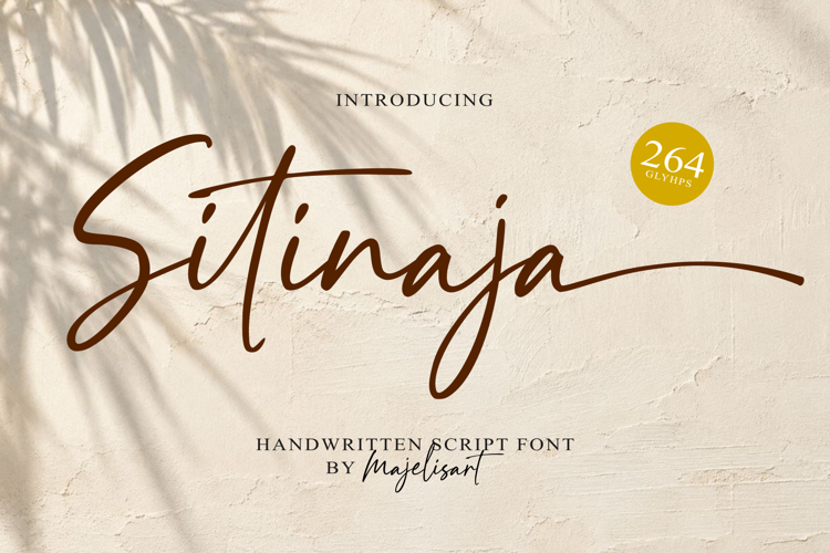 Preview of Sitinaja Font