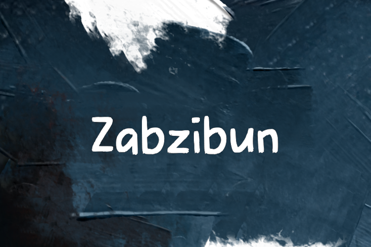 Preview of z  Zabzibun Font