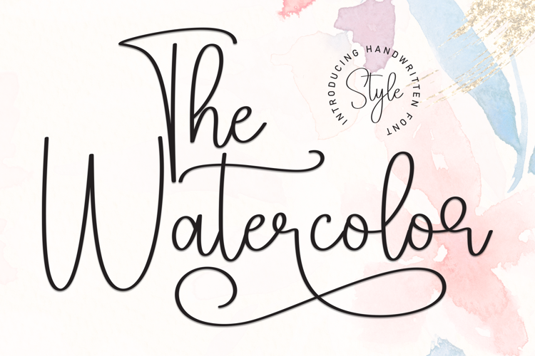The Watercolor Font
