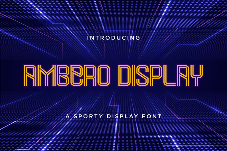 AMBERO DISPLAY Font