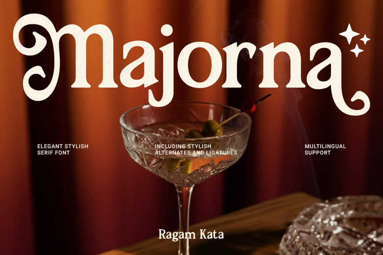 Preview of Majorna Font