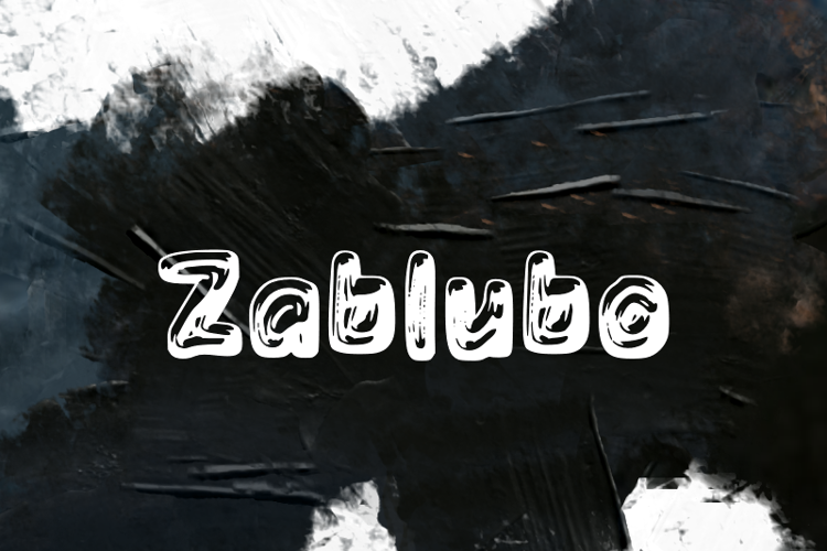 Preview of z  Zablubo Font