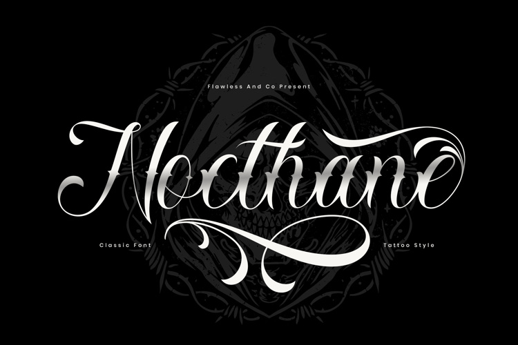 Preview of NOCTHANE Font