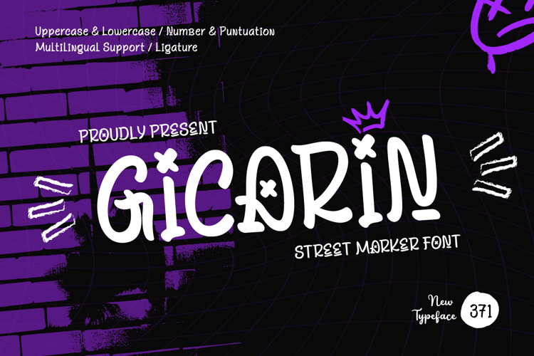 Preview of GICARIN Font