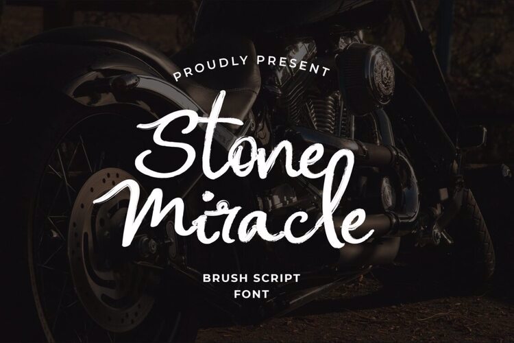 Preview of Stone Miracle Pretty Style Font