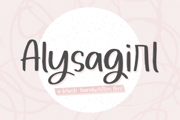 Alysagirl Font