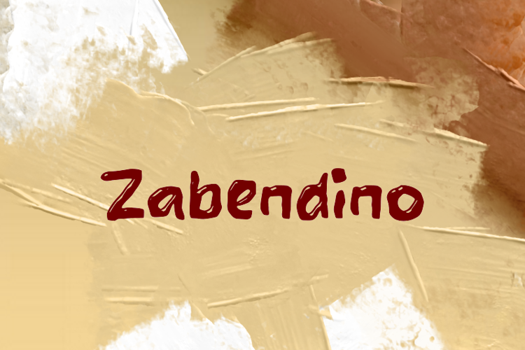 Preview of z Zabendino Font