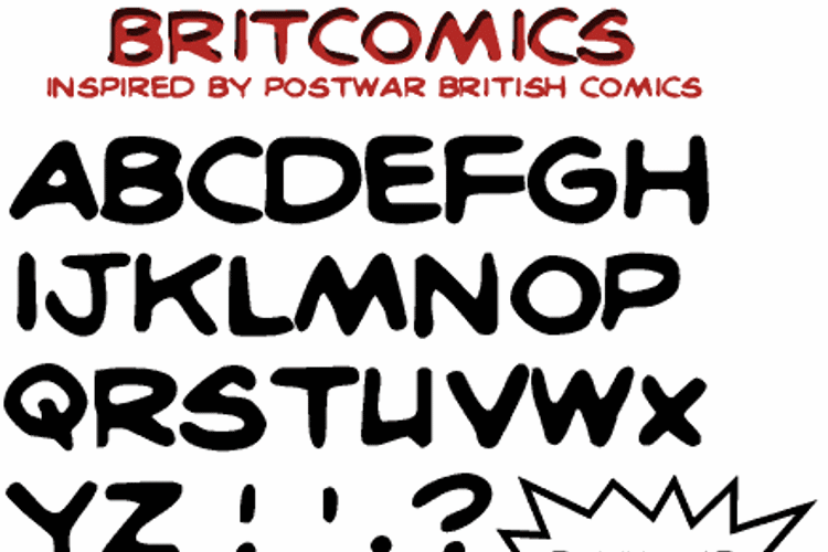 BritComics Font