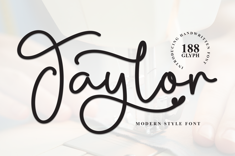 Preview of Taylor Font