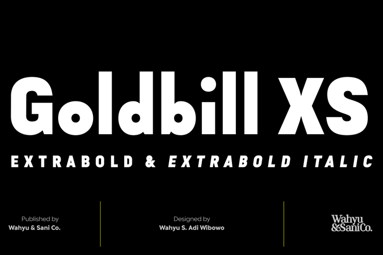 Goldbill XS Font