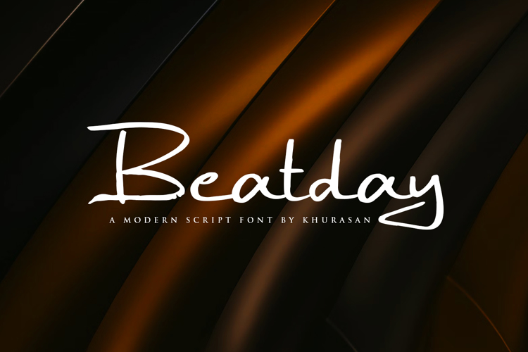 Preview of Beatday Font
