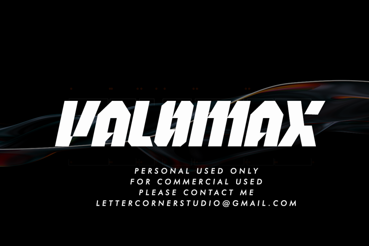 Valomax Font