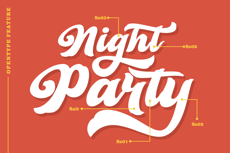 Preview of Retro Young Font