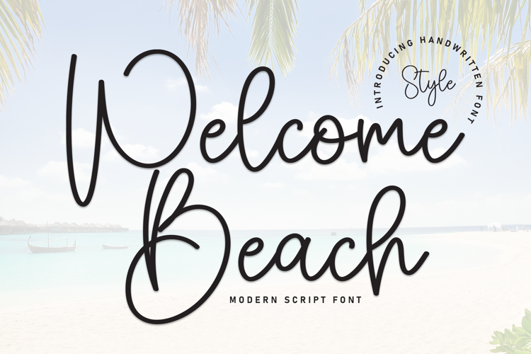 Preview of Welcome Beach Font