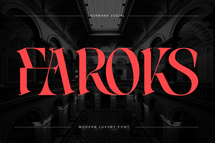 Preview of Faroks Modern Font