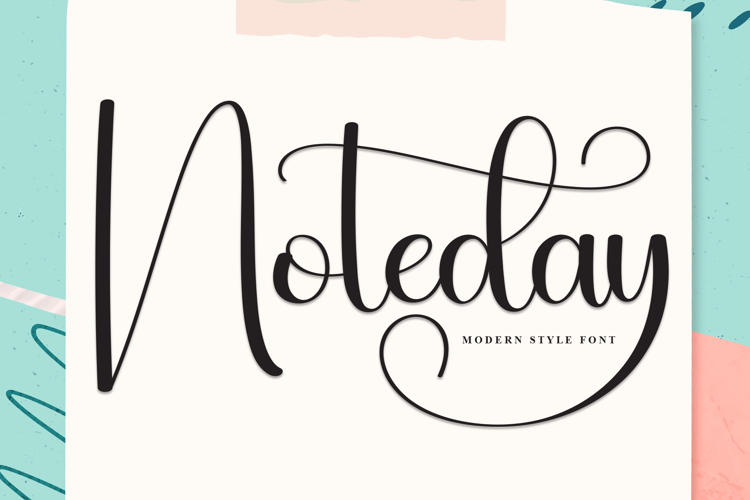 Preview of Noteday Font