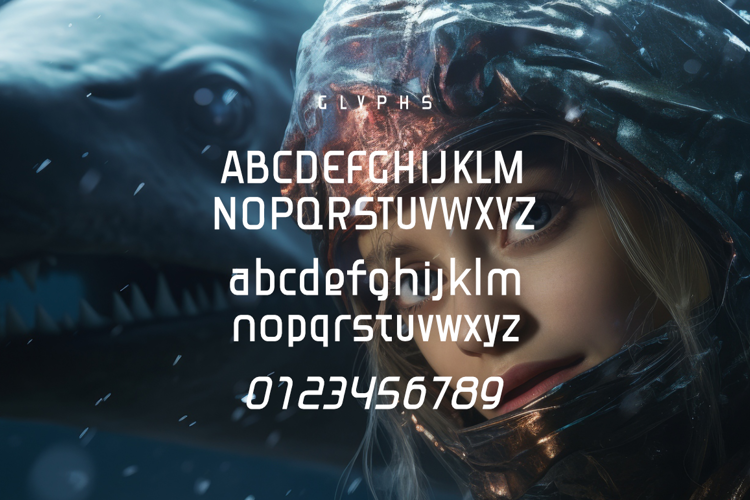 Preview of Po Ligon Font