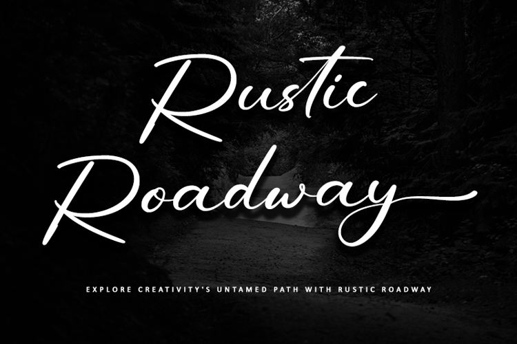 Rustic Roadway Font