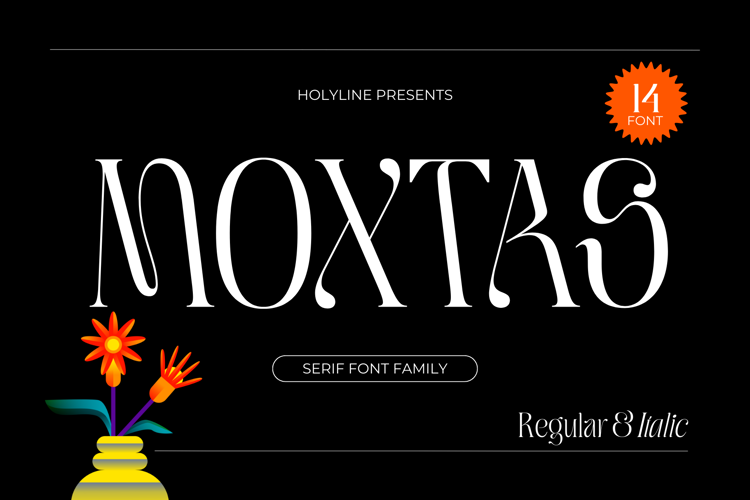 Moxtas Black Font