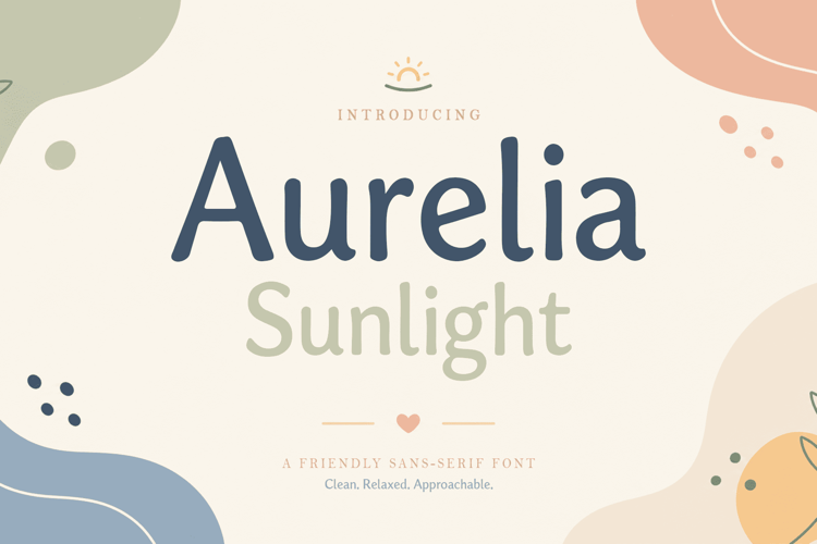 Preview of Aurelia Sunlight Font