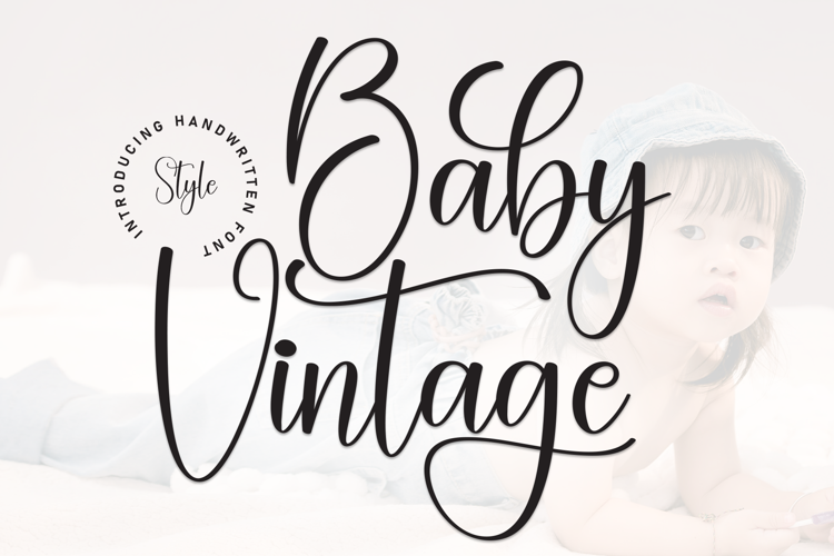 Preview of Baby Vintage Font