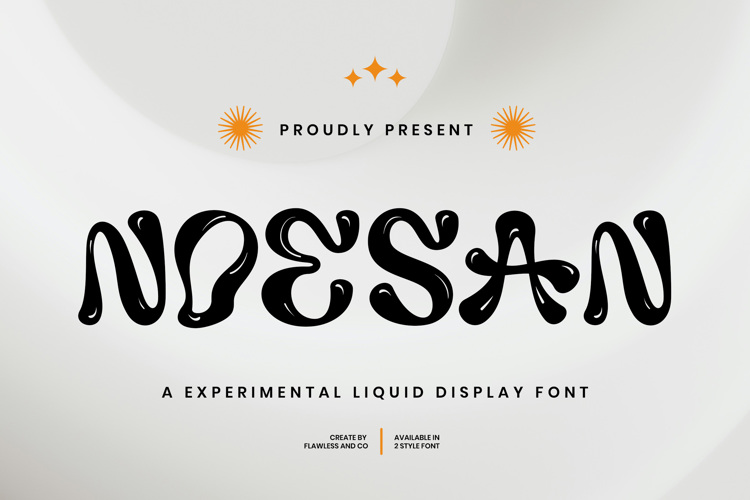 Preview of NOESAN Font