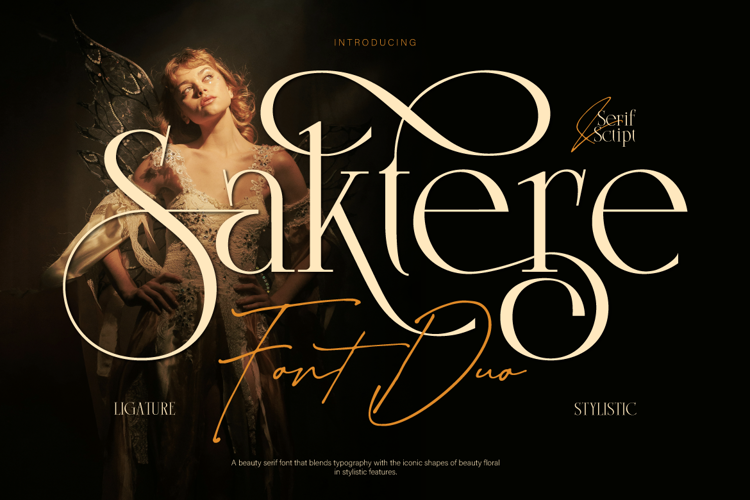 Preview of Saktere Font