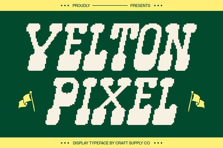 Preview of Velton Pixel Font