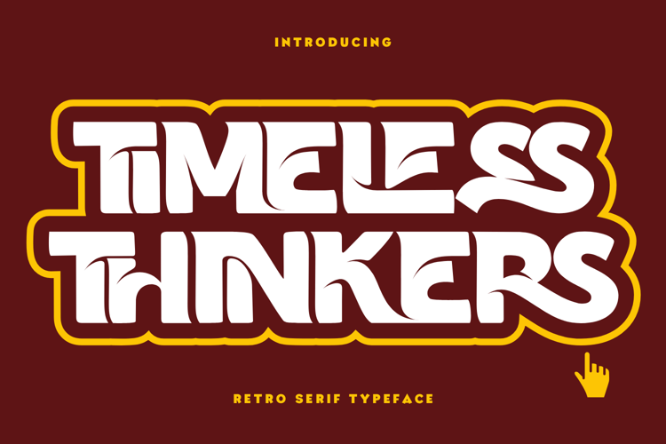 Preview of Timeless Thinkers Font