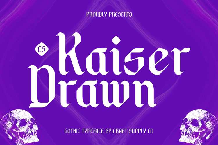 CS Kaiser Drawn Font