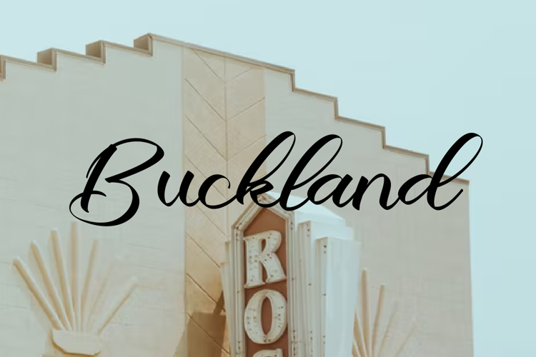 Buckland Font