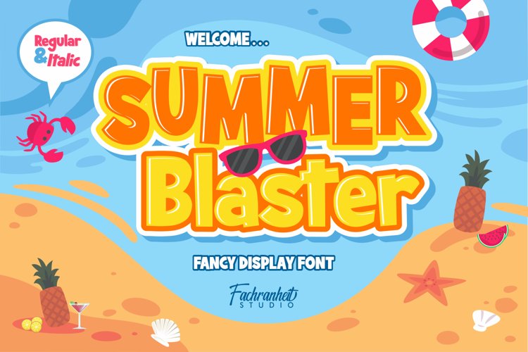 Summer Blaster Font