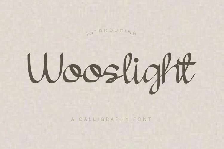 Wooslight Font