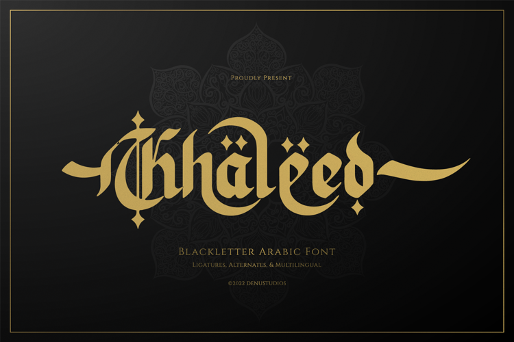 Preview of Khaleed Font