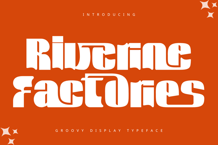 Preview of Riverine Factories Font
