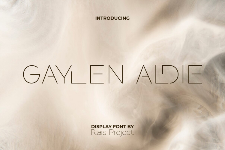 Preview of Gaylen Aldie Font
