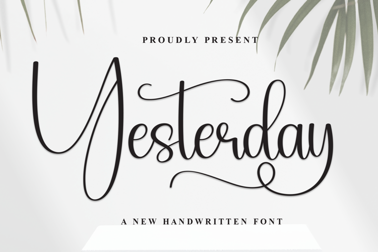 Preview of Yesterday Font