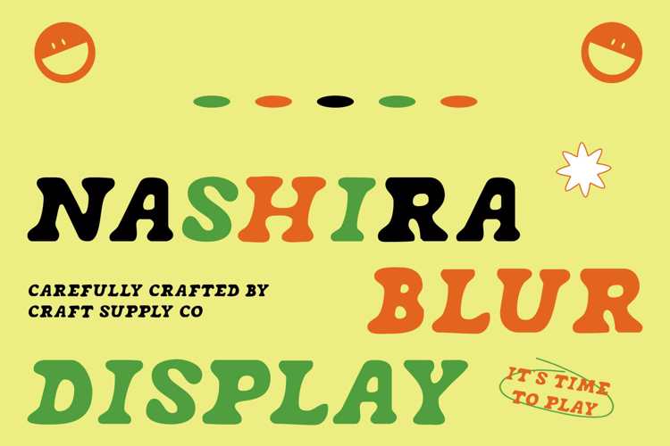 Nashira Blur Font