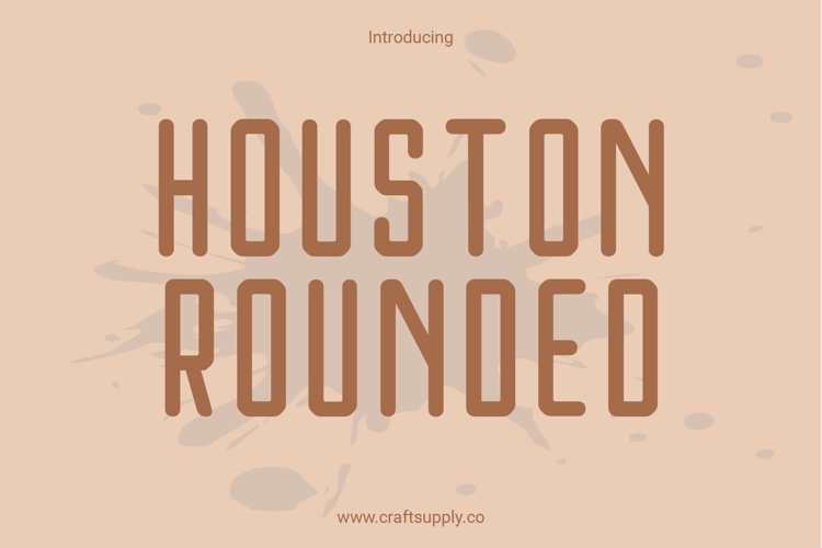 Houston Rounded Font
