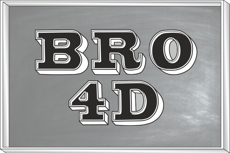 Bro 4D Font