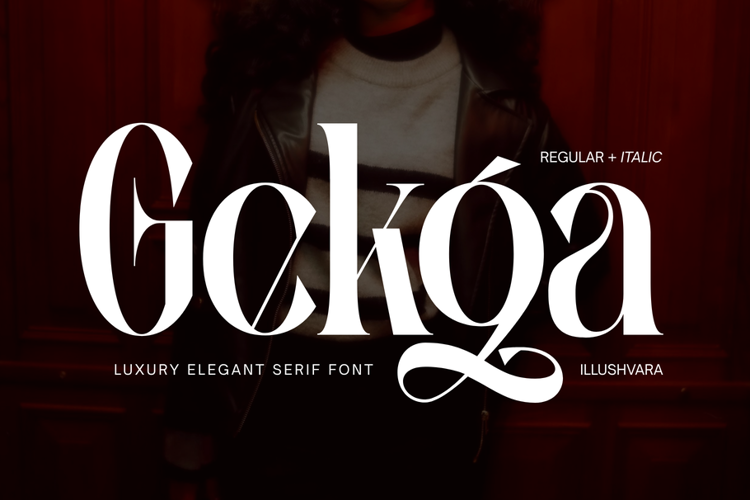 Preview of Gekga Font