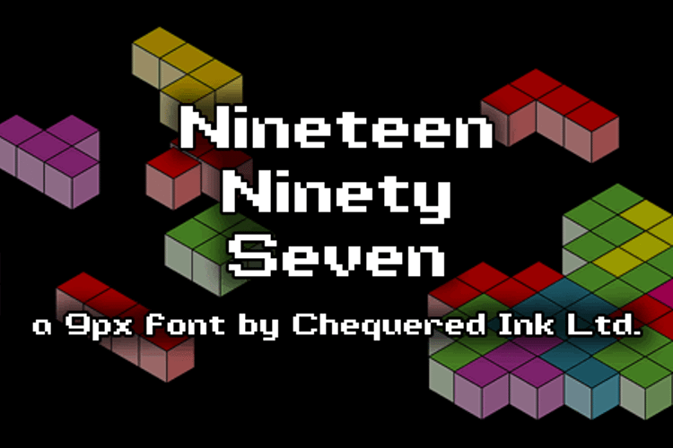 Nineteen Ninety Seven Font