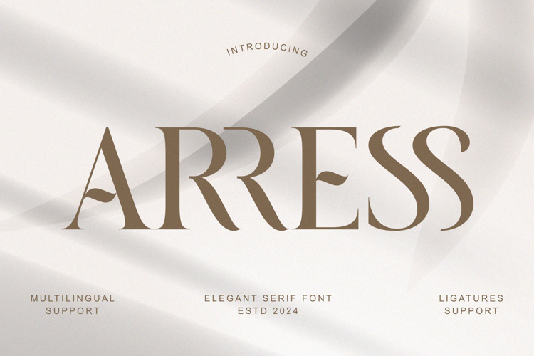 Preview of ARRESS Font