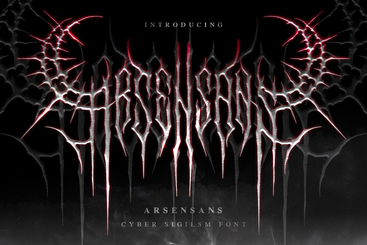 Preview of Arsensans Font