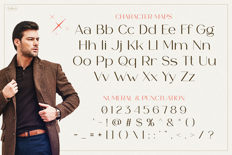 Preview of VELVO Font